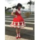 Tatata Grotesque Miss Strawberry JSK(Pre-Order/2 Colours/Full Payment Without Shipping)